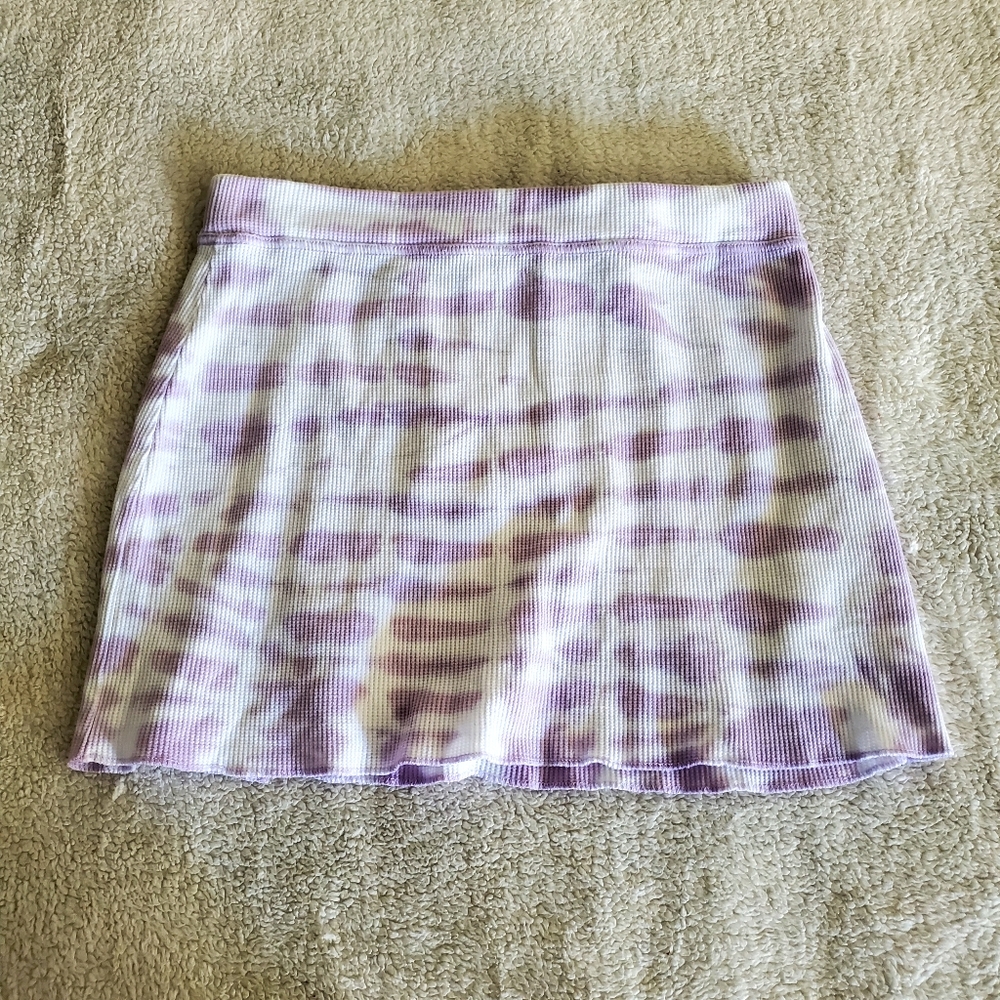 Pac Care Purple Tie Dye Skirts M Spring Summer Fun - Picture 8 of 9